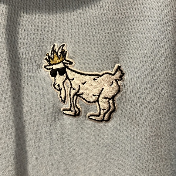 Goat USA light blue hoodie - Picture 3 of 9